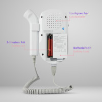 Sonotrax C Ultraschall Fetal Doppler mit Lautsprecher und TFT Display