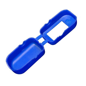 Silicone Protective Cover for Finger Pulse Oximeter Blue
