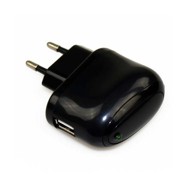 Power adapter with USB connector
