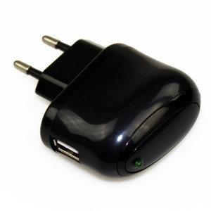 Power adapter with USB connector