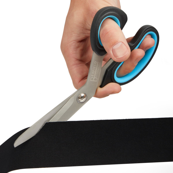 BEXFIELD Scissors A90 for Kinesiology Tape and other Tapes * Titanium coated * Length: 210mm * Cutting edge: 80mm * 8 1/2