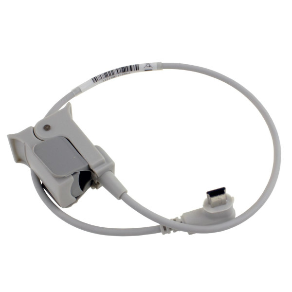 pulox - SpO2-Fingersensor &quot;Pediatric&quot; (f&uuml;r Kinder) bis April 2021 - ESA0039 - f&uuml;r PO-400/500/600 &amp; SAS-500 - Mini-USB - Zuleitung: 29 cm - Grau