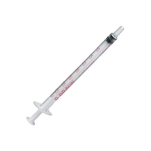 10x B BRAUN BBRAUN OMNIFIX 40 SOLO 1ml Insulin syringe...