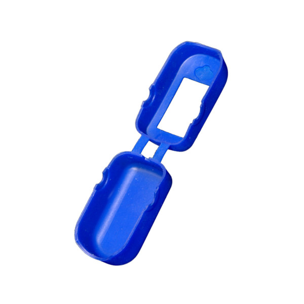 Zubehör-Kit für Finger-Pulsoximeter bestehend aus Hardcase, Silikon-Schutzhülle, Nylontasche, Trageband