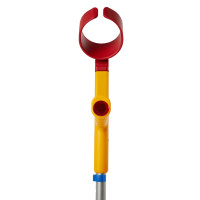 Rebotec SAFE-IN - 1x Kinder Krücke Gelb-Bunt mit geschlossener Armschale
