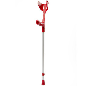 REBOTEC MAGIC-SOFT Crutch Red Made in Germany