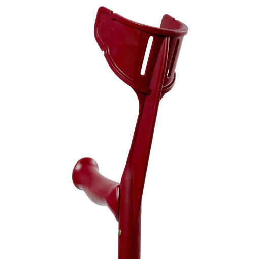 Rebotec Magic-Soft - 1x Krücke Gehhilfe Unterarmgehstütze in Weinrot