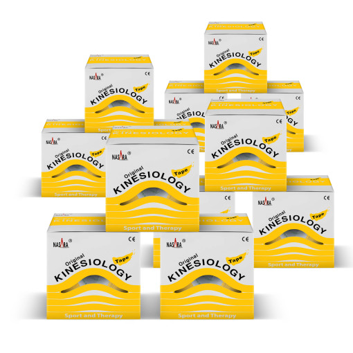 12x NASARA Kinesiologie Tape Gelb