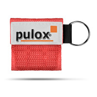 Pulox "RESPI-Key" Schlüsselanhänger Beatmungsmaske Rot