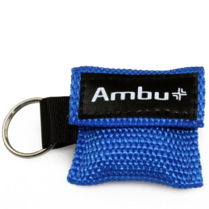 AMBU LifeKey Face Shield Keychain Blue