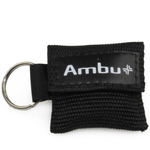 AMBU LifeKey Face Shield Keychain Black