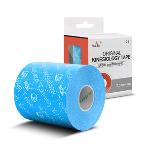 NASARA Kinesiology Tape (5m x 75mm) Blue