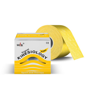 6x NASARA Kinesiologie Tape Gelb