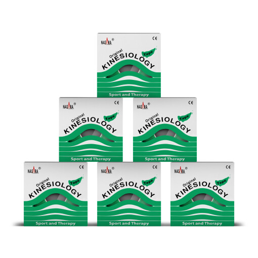 6x NASARA Kinesiologie Tape Grün