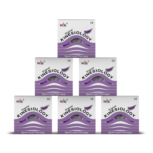 6x NASARA Kinesiologie Tape Lila
