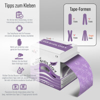 6x NASARA Kinesiologie Tape Lila