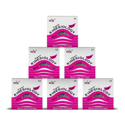 6x NASARA Kinesiologie Tape Pink