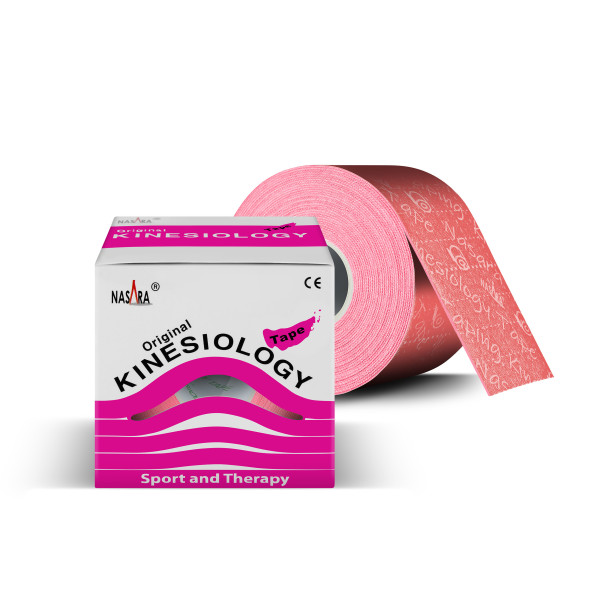 NASARA Kinesiology Tape Pink (5cm x 5m)