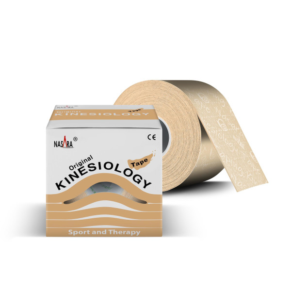 NASARA Kinesiology Tape Beige (5cm x 5m)
