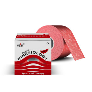 NASARA Kinesiology Tape Red (5cm x 5m)