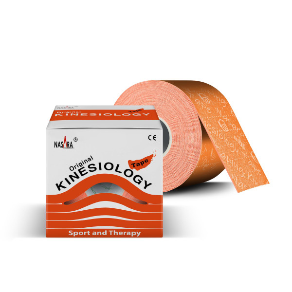 NASARA Kinesiology Tape Orange (5cm x 5m)