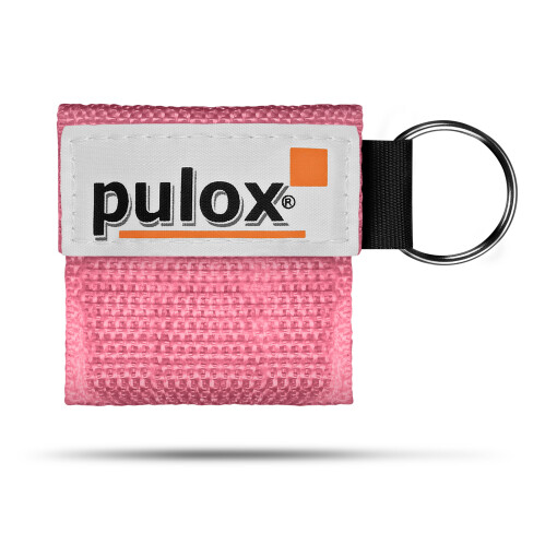 Pulox "RESPI-Key" Schlüsselanhänger Beatmungsmaske Pink