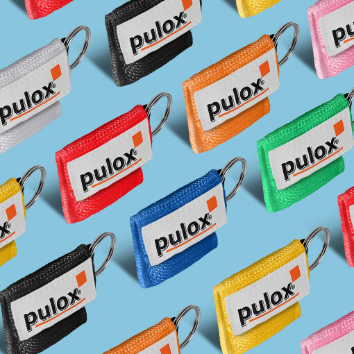 Pulox "RESPI-Key" Schlüsselanhänger Beatmungsmaske Pink