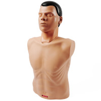 AMBU SAM (Simple AED Manikin) Trainingspuppe mit einer Gesichtsmaske, 25 Luftbeuteln und Tragetasche
