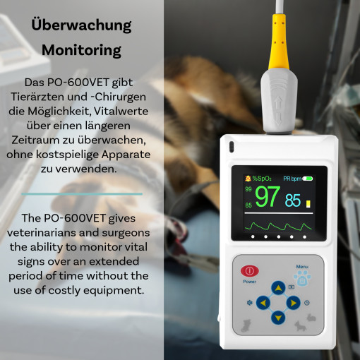 Pulox PO-600VET Veterinär Pulsoximeter