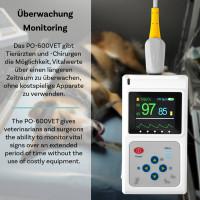 Pulox PO-600VET Veterinär Pulsoximeter