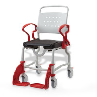 Rebotec Shower-commode Chair "Berlin" Made in Germany with 5 Inch Castors