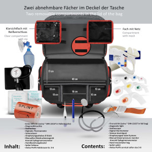 pulox Erste Hilfe Tasche, Notfalltasche Tasche Set