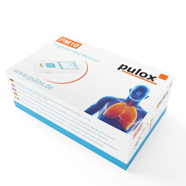 Pulox PM10 Portable Single Channel ECG machine home ECG device with USB and PC software