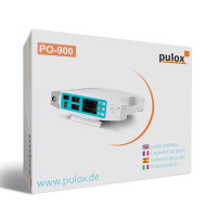 Pulox PO-900 Stationäres Pulsoximeter zur Messung von SpO2, Pulsrate und PI - Mit Alarm und PC-Software
