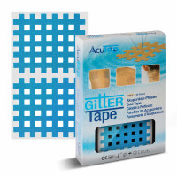 AcuTop - Gittertape, Akupunkturtape - versch. Größen & Farben -  Typ C - Blau