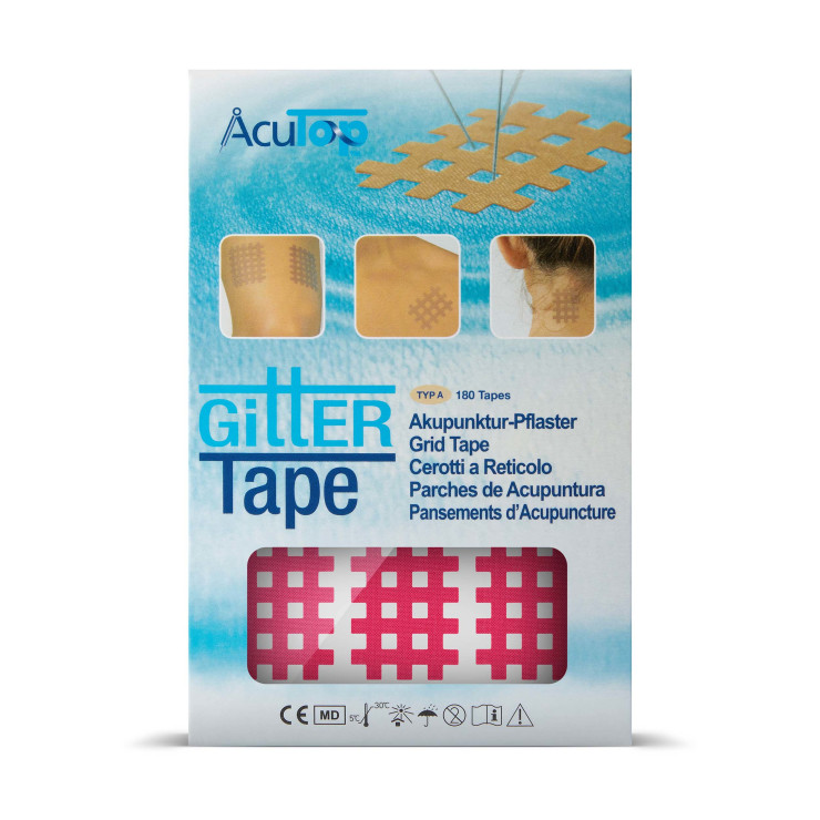 AcuTop - Gittertape, Akupunkturtape - versch. Größen & Farben -  Typ A - Pink