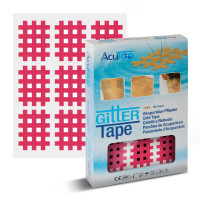 AcuTop - Gittertape, Akupunkturtape - versch. Größen & Farben -  Typ A - Pink
