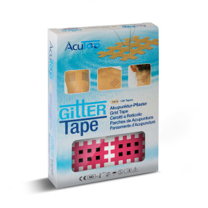 AcuTop - Gittertape, Akupunkturtape - versch. Größen & Farben -  Typ B - Pink