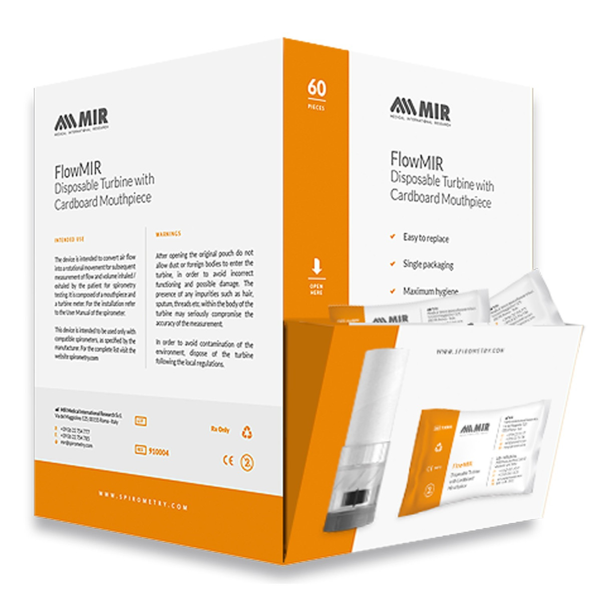 MIR FlowMIR Einwegturbinen inklusive Mun box