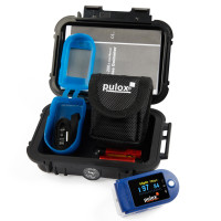 Pulsoximeter pulox PO-200A Set mit Alarm Blau