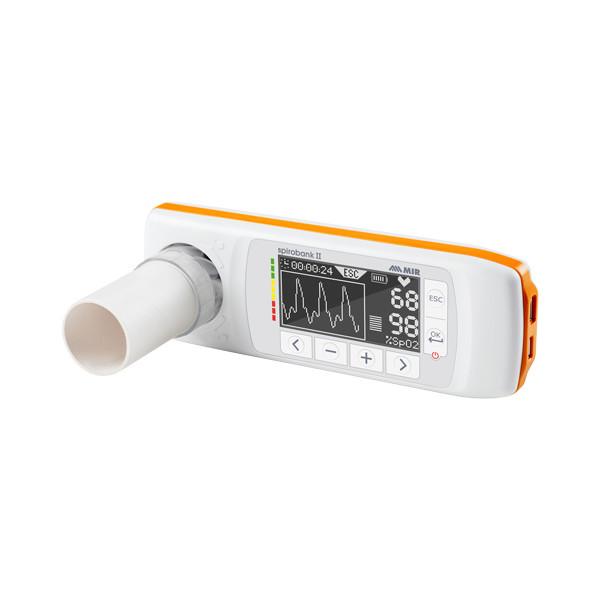 Spirobank II Smart BLE with Disposable Turbine Lung Volume Tester