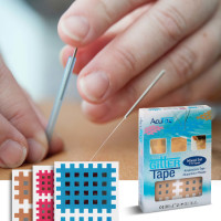 AcuTop - Gittertape, Akupunkturtape - versch. Größen & Farben -  Mix Set - Bunt