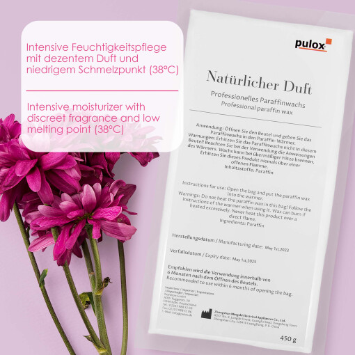 Pulox Paraffin Wachs 450g - Neutraler Duft