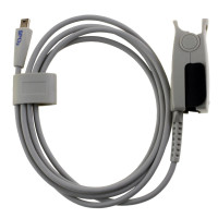 pulox - SpO2-Fingersensor "Adult" (für Erwachsene) - ESA0018 - für PO-400/500/600 & SAS-500 - Mini-USB - Zuleitung: 140 cm - Grau