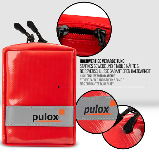 Pulox Medizinisches Ampullarium Größe S - Kleine Ampullentasche für Medikamente-Ampullen - Ungefüllt