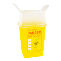 Kanülen-Abwurfbehälter Entsorgungsbehälter für Spritzen1l gelb