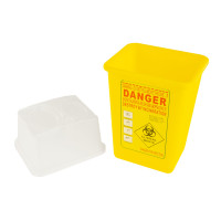 Kanülen-Abwurfbehälter Entsorgungsbehälter für Spritzen1l gelb
