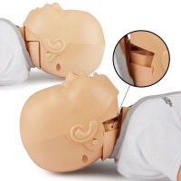 Pulox Practi-Baby - Reanimationspuppe Trainingspuppe mit Gesichtsmaske, 4 Luftbeuteln und Tragetasche