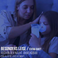 Pulox IN-100 Inhalator - Elektrischer Nebulizer Vernebler, wiederaufladbar für Kinder & Erwachsene