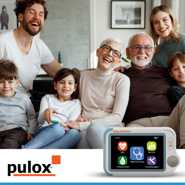 PULOX By Viatom Checkme Lite Portable Vitalcheck Ekg Monitor With Pulsoximeter